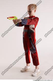 DENISA PILOT STANDING POSE WITH GUN